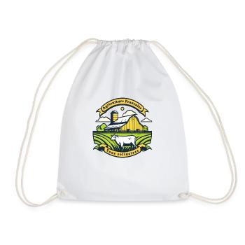 Farmer Support #1 - Drawstring Bag - white - Front