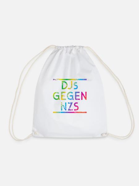 DJs gegen NZS Rainbow - Turnbeutel - Weiß