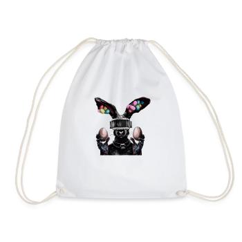 Pâques Hase_04 - Sac de sport léger - blanc - Devant