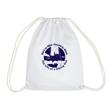 Hiking Dad Born To Hike Mountain Father Gift - Sac de sport léger - blanc - Devant