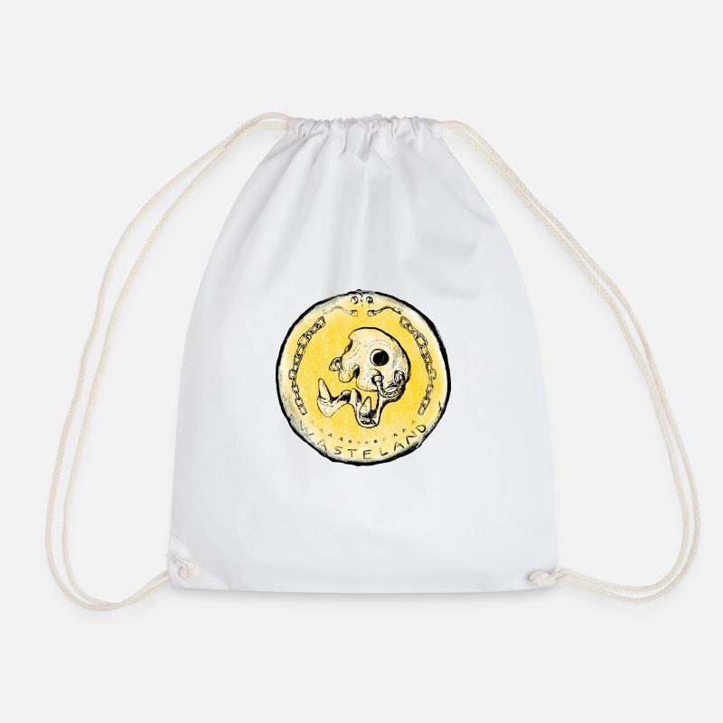 First Post-Nuclear Coin - Drawstring Bag - white