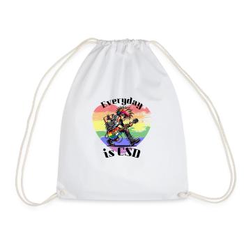 CSD Design - Turnbeutel - Weiß - Vorne