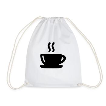 Coffee Mug - Drawstring Bag - white - Front