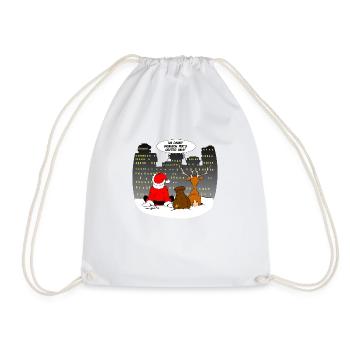 Weihnachten - Turnbeutel - Weiß - Vorne