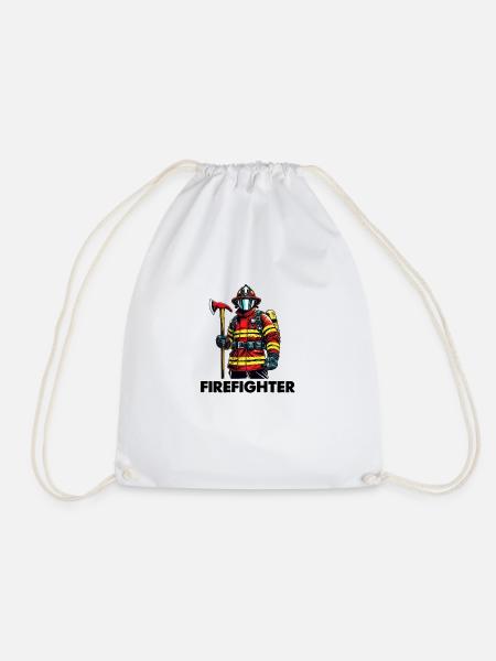 Firefighter - Turnbeutel - Weiß