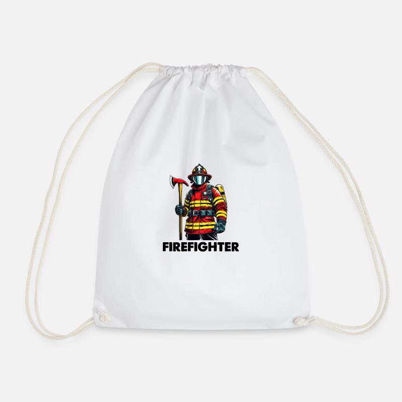 Firefighter - Turnbeutel - Weiß