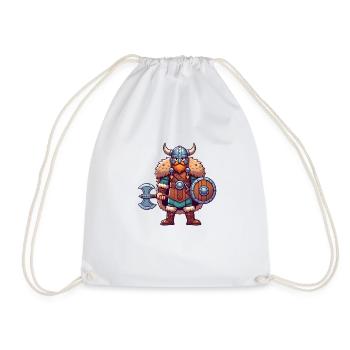 Bande dessinée viking - Sac de sport léger - blanc - Devant