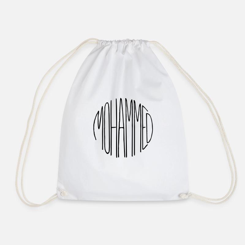 Mohammed - Drawstring Bag - white