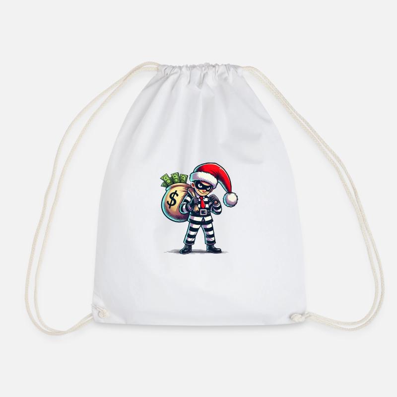räuber weihnachten - Turnbeutel - Weiß
