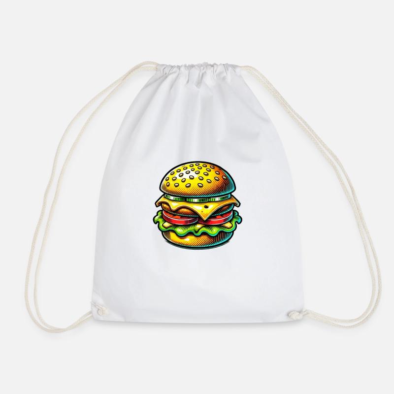hamburger - Turnbeutel - Weiß