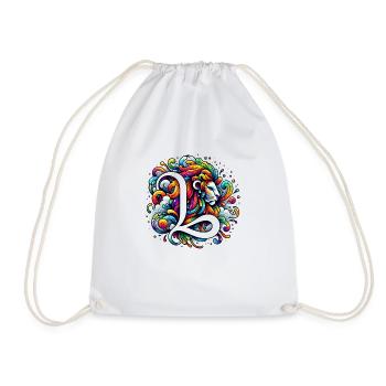 Couleur du zodiaque : Lion - Sac de sport léger - blanc - Devant