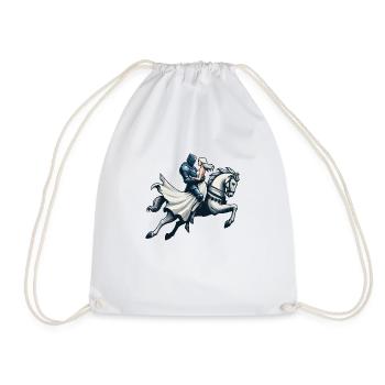 Knight in shining armor - Drawstring Bag - white - Front