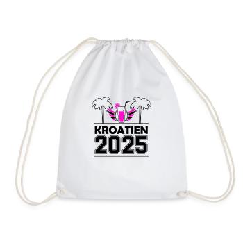 Croatie 2025 - Sac de sport léger - blanc - Devant