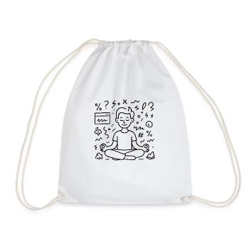 Dans l’ombre du chaos - Sac de sport léger - blanc - Devant