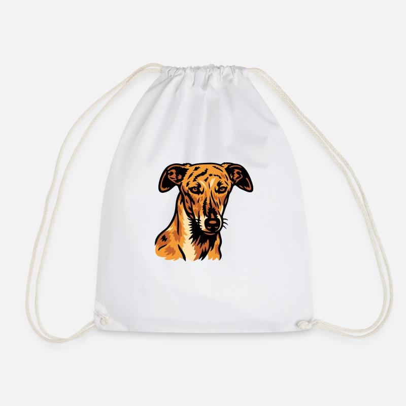 Galgo Español – Spanische Anmut - Turnbeutel - Weiß