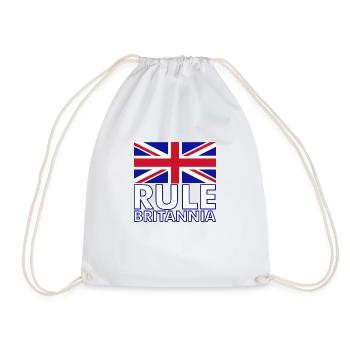 Rule Britannia - Drawstring Bag - white - Front