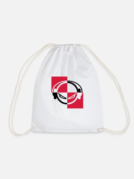 DJ - Drawstring Bag - white
