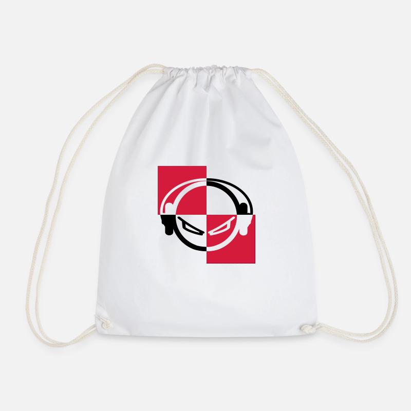 DJ - Drawstring Bag - white