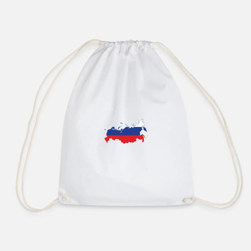 russland - Turnbeutel - Weiß