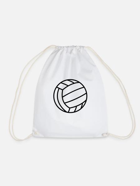 Volleyball - Turnbeutel - Weiß