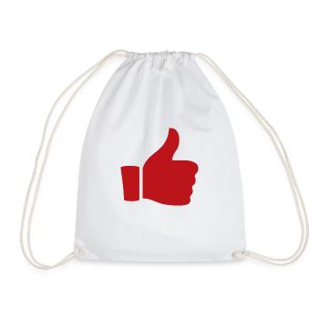 Pouce Levé - Sac de sport léger - blanc - Devant