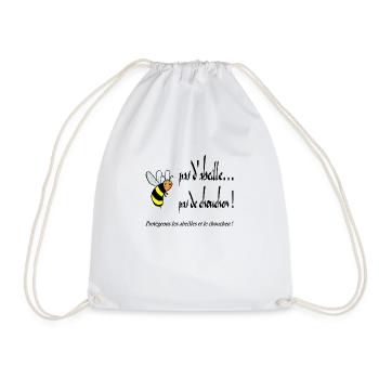Pas d'abeille, pas de chouchen - Sac de sport léger - blanc - Devant