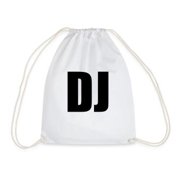 disc jockey - Sac de sport léger - blanc - Devant