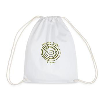Crop circle / Crop Circle Pi - Sac de sport léger - blanc - Devant