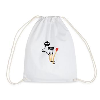 Virgin Match feniks by grafix - Drawstring Bag - white - Front