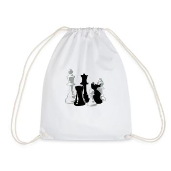 échecs - Sac de sport léger - blanc - Devant