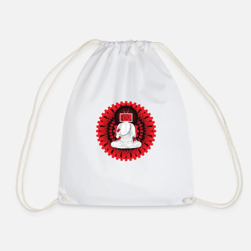 Manipulated Buddha - Sac de sport léger - blanc