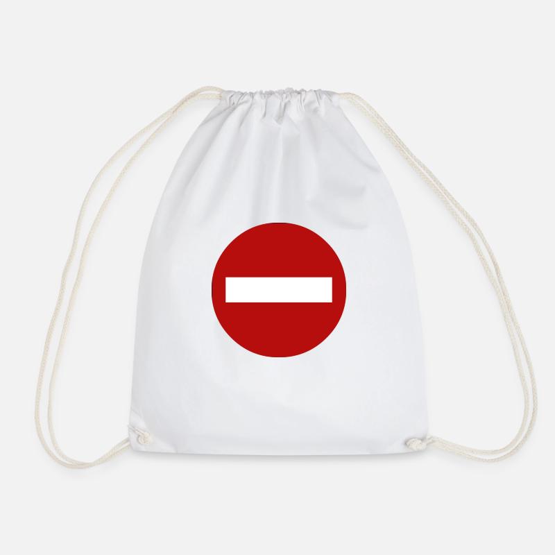 Sens Interdit - Drawstring Bag - white