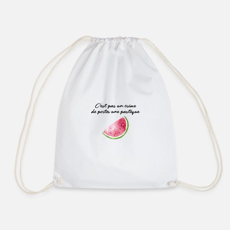 C'est pas un crime de porter une pastèque - Sac de sport léger - blanc