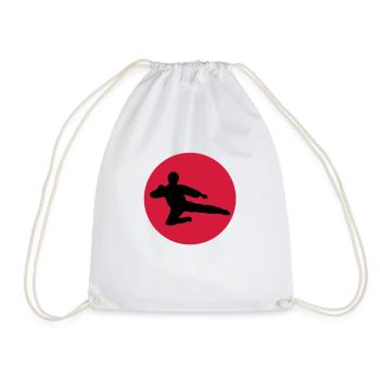 Karate - Turnbeutel - Weiß - Vorne