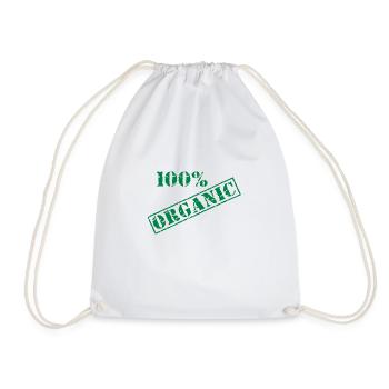 Jour de la Terre 100% bio - Sac de sport léger - blanc - Devant
