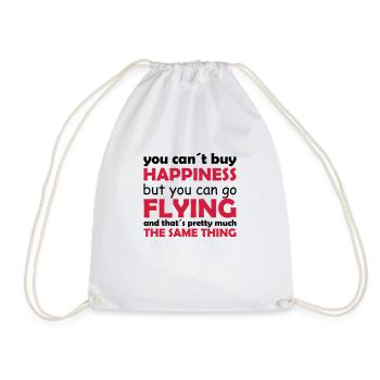 happiness flying - Turnbeutel - Weiß - Vorne