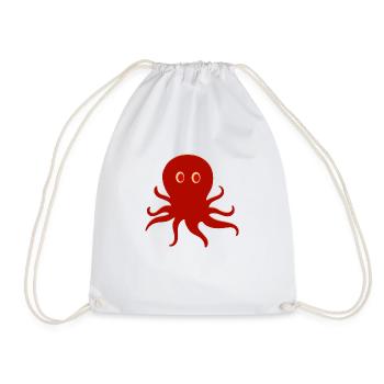 Pirate octopus - Turnbeutel - Weiß - Vorne