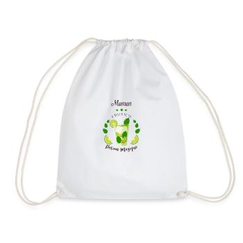 Maman potion magique - Sac de sport léger - blanc - Devant