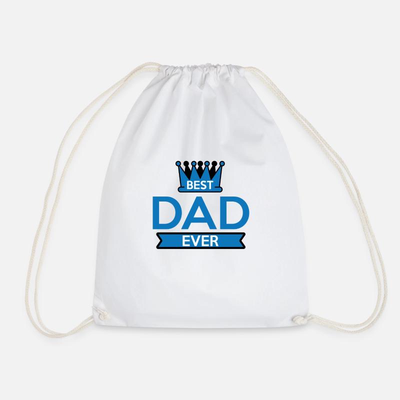 Vatertag: Best Dad Ever - Turnbeutel - Weiß