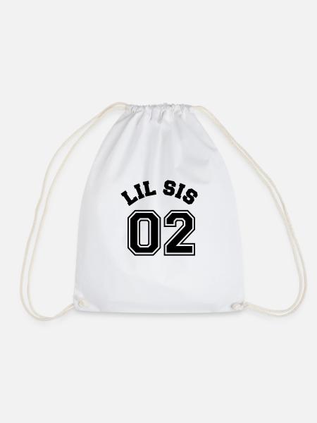 Lil Sis 02 - Little Sister - Turnbeutel - Weiß
