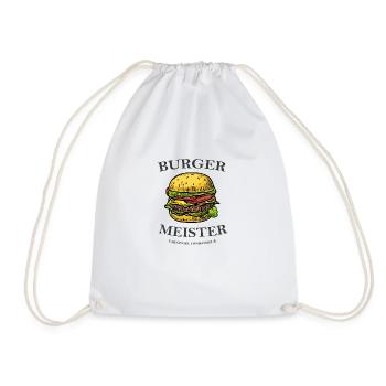 Burgermeister Grill-T-Shirt - Turnbeutel - Weiß - Vorne