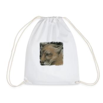 cougar - Drawstring Bag - white - Front