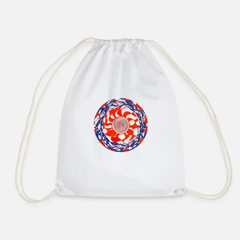 Silly in the Hilly - Drawstring Bag - white