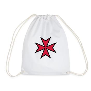 Maltese Cross__V002 - Sac de sport léger - blanc - Devant