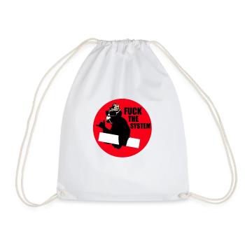 baiser le système - Sac de sport léger - blanc - Devant