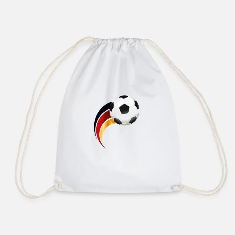Fussball Deutschland - Turnbeutel - Weiß