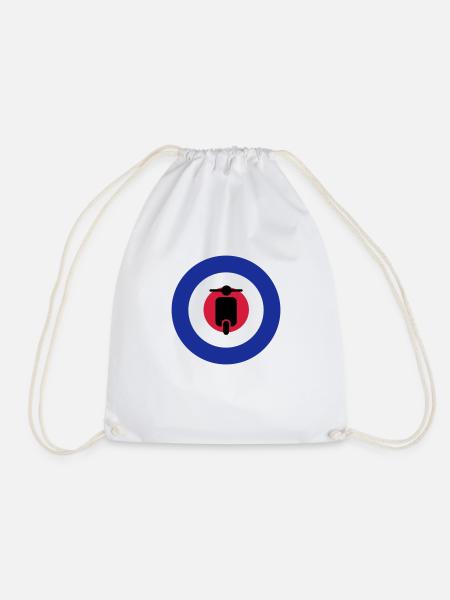 scooter mods target - Drawstring Bag - white