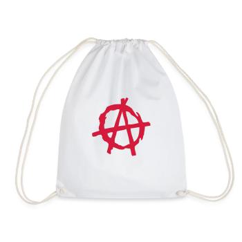 logo anarchy2 - Sac de sport léger - blanc - Devant