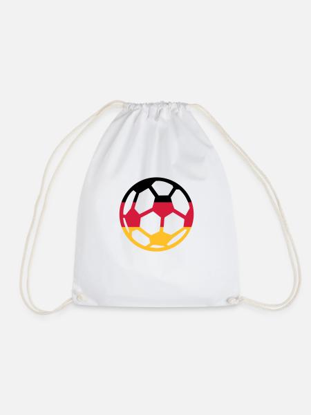 Deutschland Fußball - Turnbeutel - Weiß
