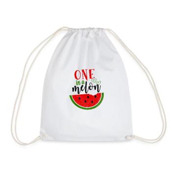 Paroles de pastèque - Sac de sport léger - blanc - Devant